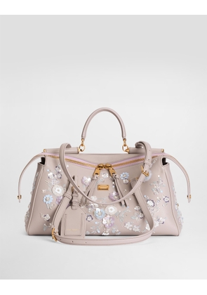 Dolce & Gabbana Medium Vittoria Handbag With Embroidery - Woman Shoulder And Crossbody Bags Multicolor Onesize