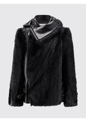 Fur Coat SACAI Woman color Black