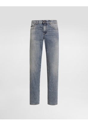 Dolce & Gabbana Denim Trousers - Man Denim Multi-colored 52