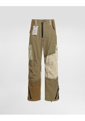 Dolce & Gabbana Cotton Trousers - Man Pants And Shorts Multi-colored 52