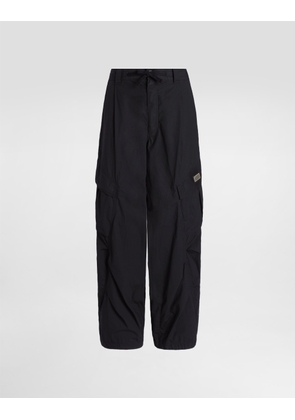 Dolce & Gabbana Poplin Trousers - Man Pants And Shorts Black 46