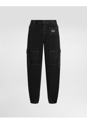 Dolce & Gabbana Cotton Trousers - Man Pants And Shorts Black 54