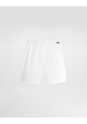 Dolce & Gabbana Cotton Poplin Boxer Shorts - Man Underwear And Loungewear White 5