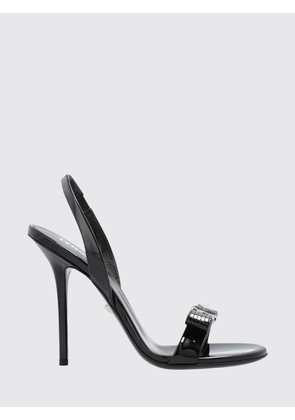 Heeled Sandal VERSACE Woman color Black
