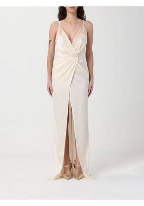 Dress ELISABETTA FRANCHI Woman color Butter