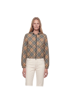 Check Nylon Windbreaker