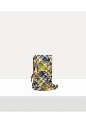 Vivienne Westwood Max Mini Crossbody Polyurethane / Polyester / Cotton Fluro-tartan