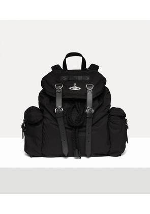Vivienne Westwood Highland Backpack Tech Pl Black-silver-hw