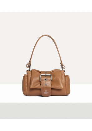 Vivienne Westwood Hazel Treasure Handbag Supple Leather Honey-dark-silver