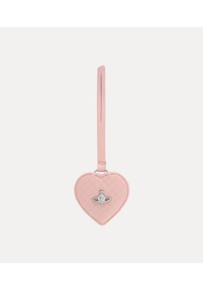 Vivienne Westwood Heart Mirror Charm Pu Smooth Pastel-pink One Size Women