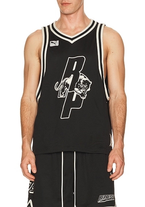 Puma Select Represent Jersey in Black - Black. Size S (also in L, M, XL/1X).