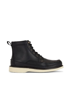 Sperry x One of these Days Tony Moc Boot in Black Leather Smooth - Black. Size 8 (also in 10, 10.5, 11, 12, 8.5, 9, 9.5).
