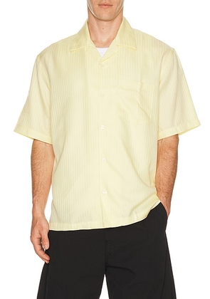 SAMSOE SAMSOE Saemerson Shirt in Double Cream - Lemon. Size S (also in L, XL/1X, XXL/2X).