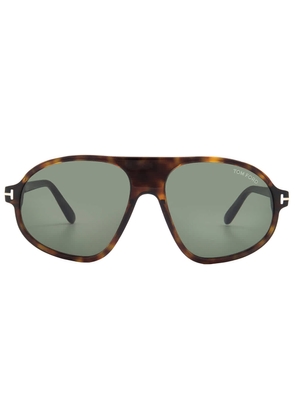 Tom Ford Erol Green Pilot Mens Sunglasses FT1178 52N 58