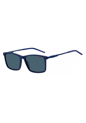 Hugo Boss Blue Rectangular Mens Sunglasses HG 1099/S 0FLL/KU 57
