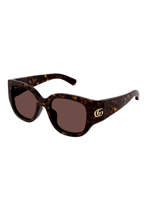 Gucci Brown Square Ladies Sunglasses GG1599SA 002 52
