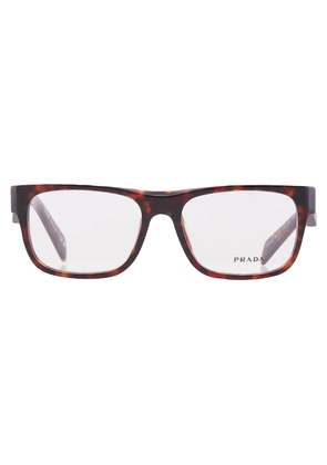 Prada Demo Rectangular Mens Sunglasses PR 22ZV 17N1O1 55