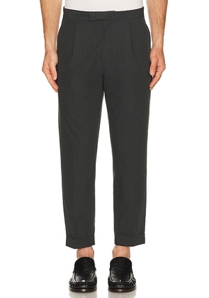 Beams Plus 1 Pleat Travel Pants in Charcoal - Charcoal. Size M (also in L, XL).