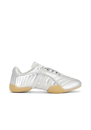 Adidas Originals Taekwondo Mei Elite Sneaker in Silver Metallic  Grey One  & Gum 3 - Metallic Silver. Size 6 (also in 10, 11, 5, 5.5, 6.5, 7, 7.5,...
