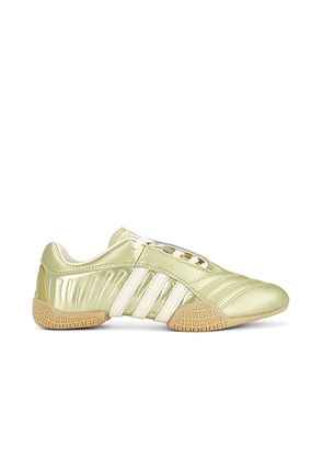 Adidas Originals Taekwondo Mei Elite Sneaker in Gold Metallic  Cream White  & Gum 3 - Green. Size 5 (also in 10, 11, 5.5, 6, 6.5, 7, 7.5, 8, 8.5,...