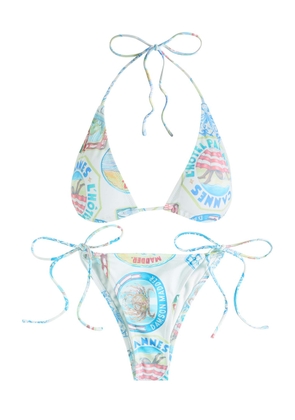 Damson Madder Printed Bikini top - Multicoloured - 16 (UK16 / XL)