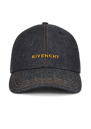Givenchy Baseball Hat in Indigo Blue - Blue. Size all.