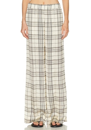 Jil Sander Wide Leg Trouser in Cremino - Ivory. Size 40 (also in 36).
