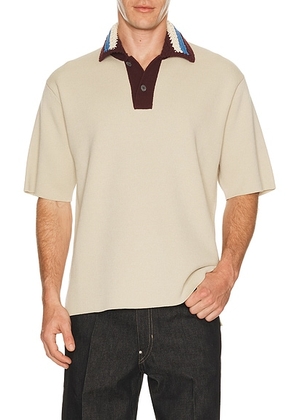 Junya Watanabe Crochet Collar Shirt in Beige - Cream. Size XL/1X (also in ).