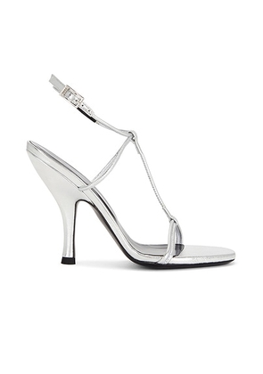 Jude Mixer Sandal in Silver Metallic Leather - Metallic Silver. Size 36 (also in 36.5, 37, 37.5, 38, 38.5, 39, 39.5, 41).