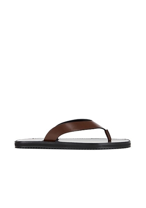 Jude Vermelho Sandal in Brown Brushed Leather - Brown. Size 36 (also in 36.5, 37, 37.5, 38, 38.5, 39, 39.5).