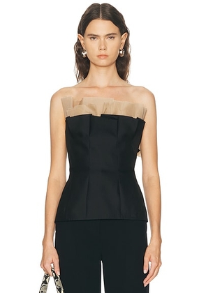 KHAITE Sal Top in Black - Black. Size 4 (also in 2).