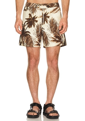 Moncler Swim Short in Beige - Beige. Size M (also in L, XL/1X, XXL/2X).