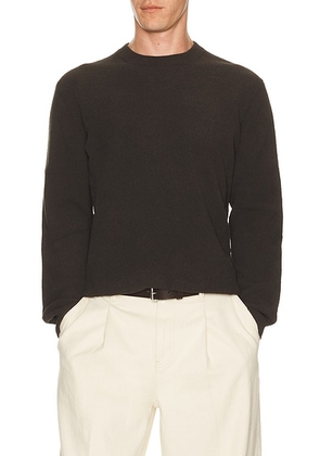 NN07 Danny Lightweight Sweater 6429 in Dark Army - Dark Green. Size S (also in M, XL/1X, L, XXL/2X).