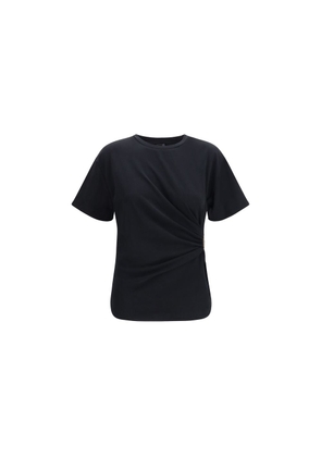 PINKO Black Cotton T-Shirt - L