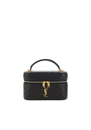 Saint Laurent Black Calf Leather Bos Taurus Shoulder Bag