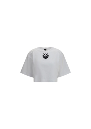 PINKO White Cotton T-Shirt - L