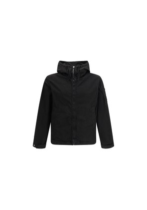 C.P. Company Black Polyester Shell Jacket - S