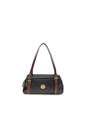 Versace Black Lamb Ovis Aries Aries Shoulder Bag