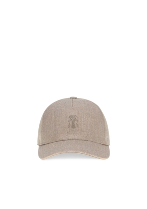 Brunello Cucinelli Beige Linen Cap (Baseball Hat) - M