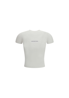 Alexander Wang White Cotton T-Shirt - M