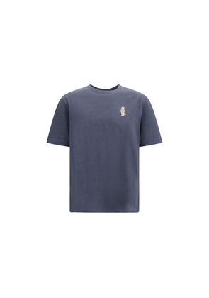 Maison Kitsuné Blue Cotton T-Shirt - L