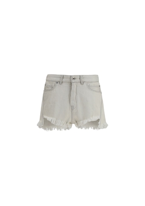 Rick Owens Beige Cotton Bermuda Shorts - 26