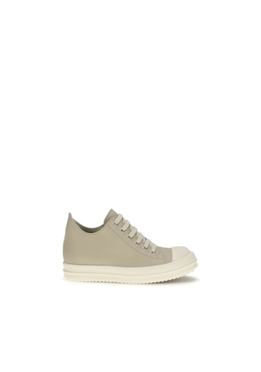 Rick Owens Beige Calf Leather Bos Taurus Low Top Sneakers - EU36/US6