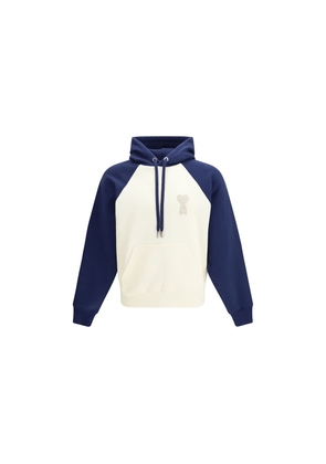 Ami Paris Blue Cotton Sweatshirt - L
