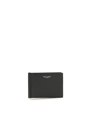 Saint Laurent Black Calf Leather Bos Taurus Wallet