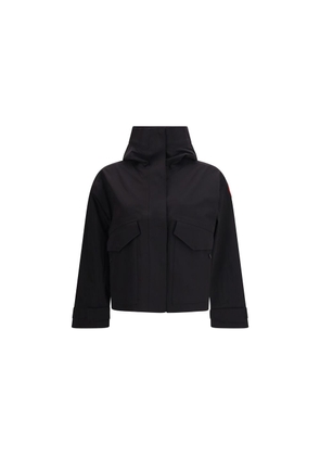 Canada Goose Black Recycled Polyamide Rain Coat - L