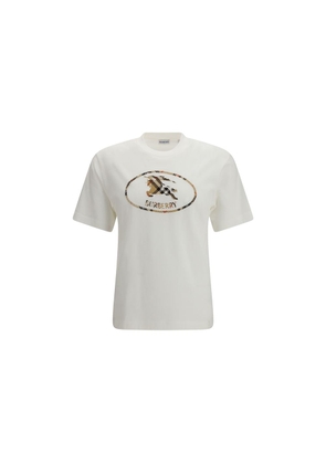 Burberry White Cotton T-Shirt - S