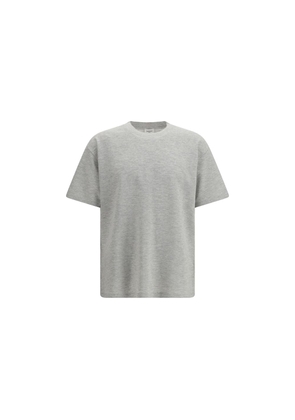 Saint Laurent Gray Cotton T-Shirt - M