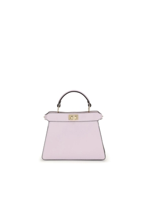 Fendi Purple Calf Leather Bos Taurus Shoulder Bag