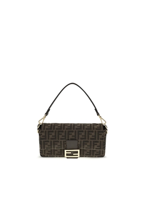 Fendi Brown Recycled Polyester Shoulder Bag